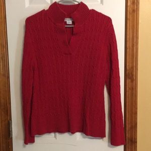 Red Liz Claiborne Sweater
